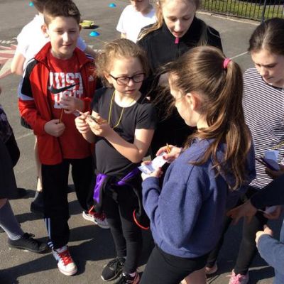Class 11 have been orienteering this term! Learning how to use a compass!
