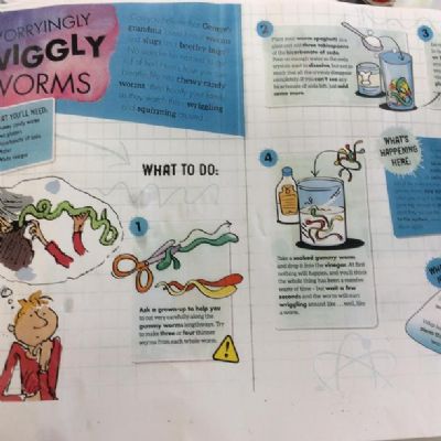 Cedar Class enjoyed doing two experiments linked to the story of George’s Marvellous Medicine.