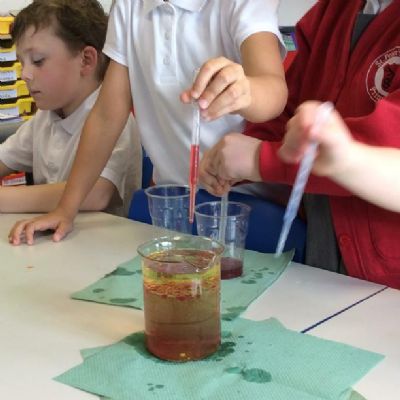 Elder Class Rainbow Rain Experiment