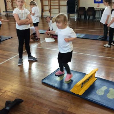 We linked our PE lesson with our science investigation about muscles.