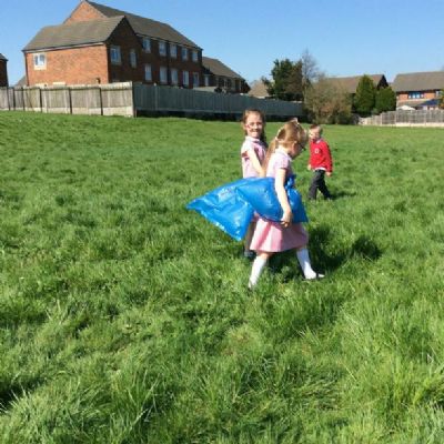 Bin liner space hoppers!