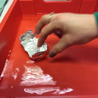 This week we investigated which materials would make the best boats.