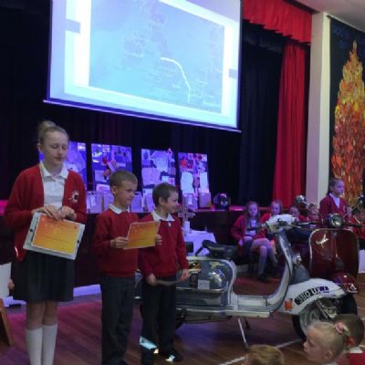 This morning we had fun with democracy our golden book winnners voted for their favourite scooter!