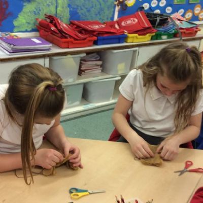 Worship Group have started to make the teddy bears ready for their journey to a special destination.