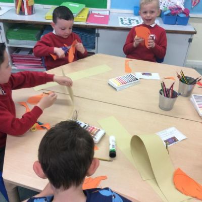 Elm Class developed their spirituality during Pentecost Day.