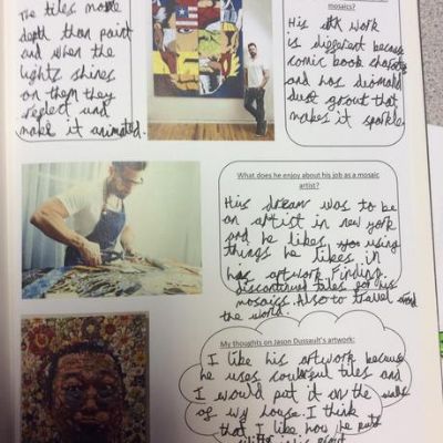 Year 5 - exploring mosaics