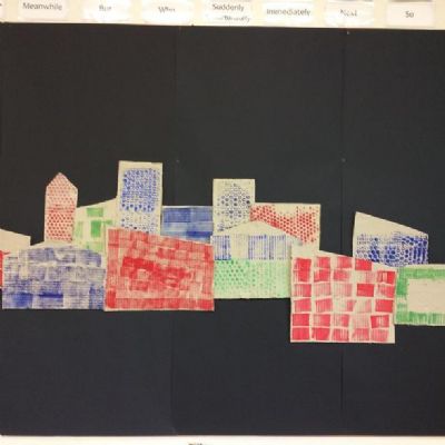 Ash Class used a variety of materials to print buildings.