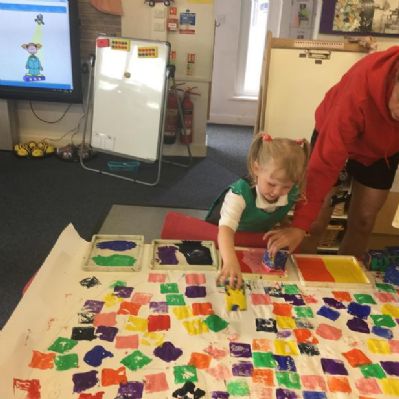 Elmer the elephant in EYFS