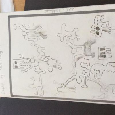 EXPRESSING OUR IDEAS ABOUT ARTISTS IN OUR SKETCHBOOKS