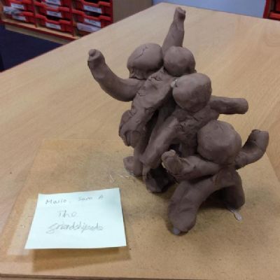PAIRED SCULPTURE WORK in Year 4