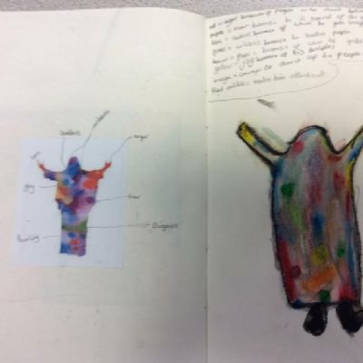We looked at paintings that show 'Jesus the Teacher!' We then explored how colour represented Jesus! We then created our own!