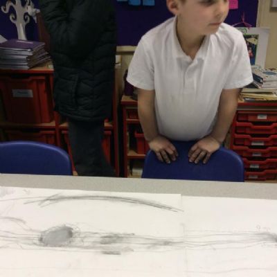 The challenge for Creative Course in Art this week is scale.
