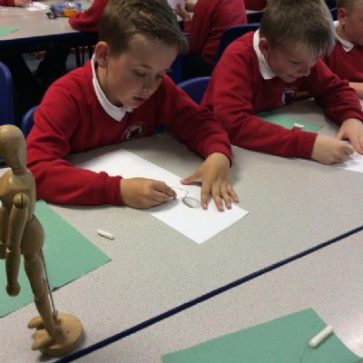 Figure Drawing in Year 6