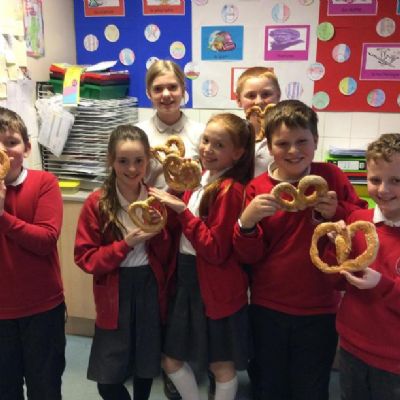 We made pretzels!