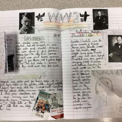 WW2 Double page spreads
